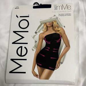 MeMoi Body Shaping Slip with Pink Accents